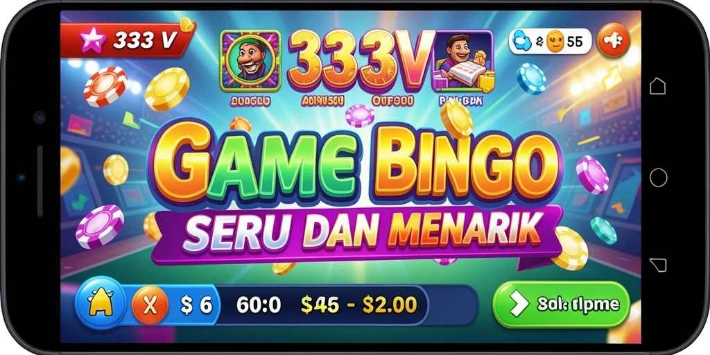 Tampilan gameplay Bingo yang seru dan interaktif di 333V.