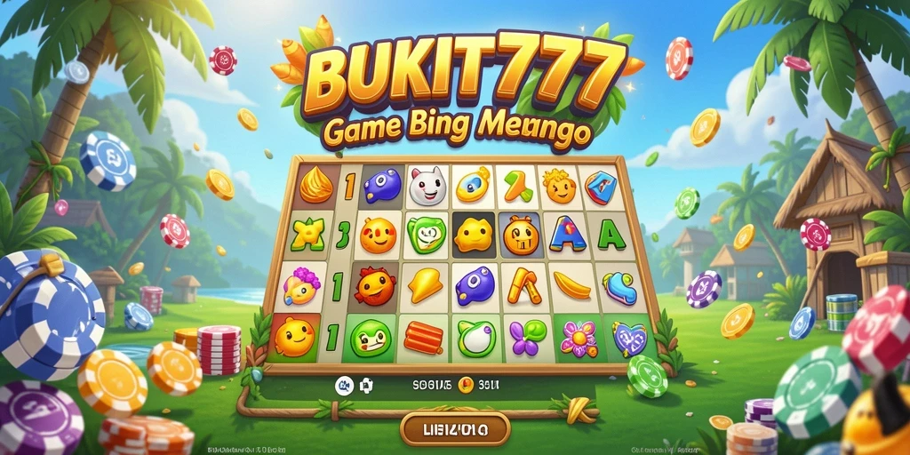 Tampilan menarik gameplay Bingo di BUKIT777.
