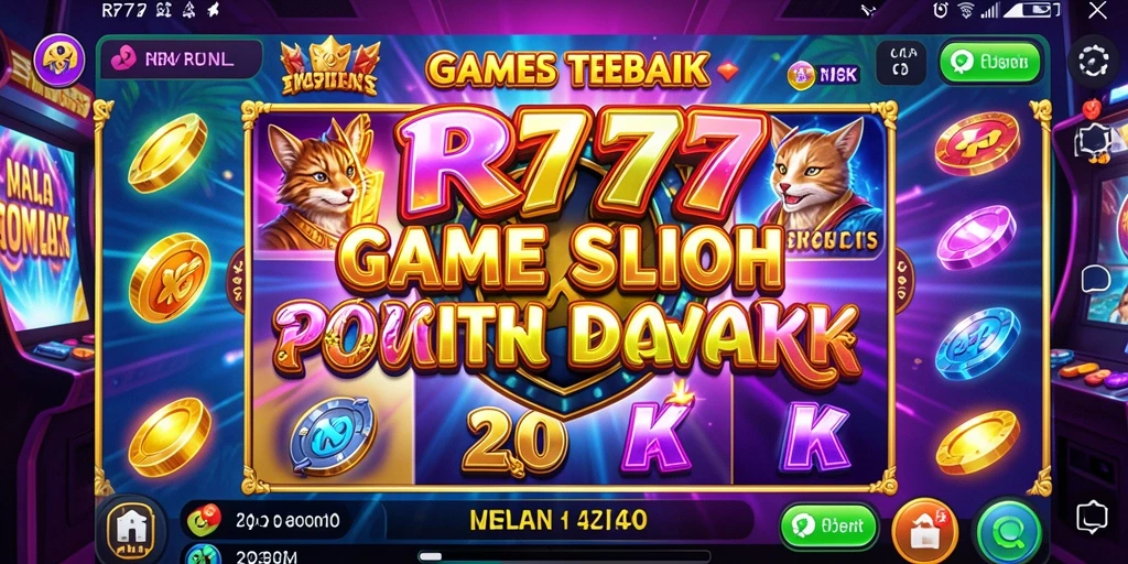 Tangkapan layar menampilkan pengalaman bermain Slot yang seru dan mendebarkan di RR777.